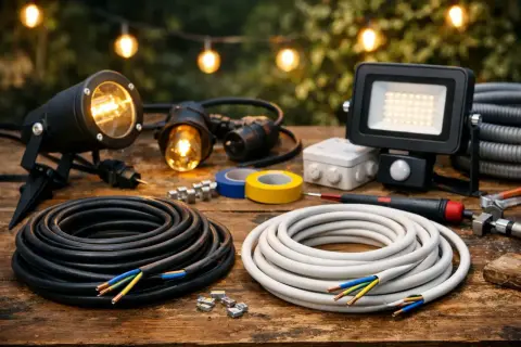 Przewody 2.5mm2 do oświetlenia ogrodu. Zobacz, jaki prąd obsłużą te kable i jak bezpiecznie je połączyć.